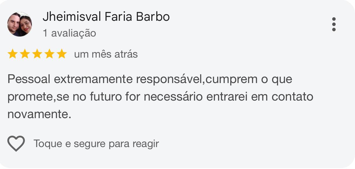 Avaliação Google 7 - Líder Indenizações